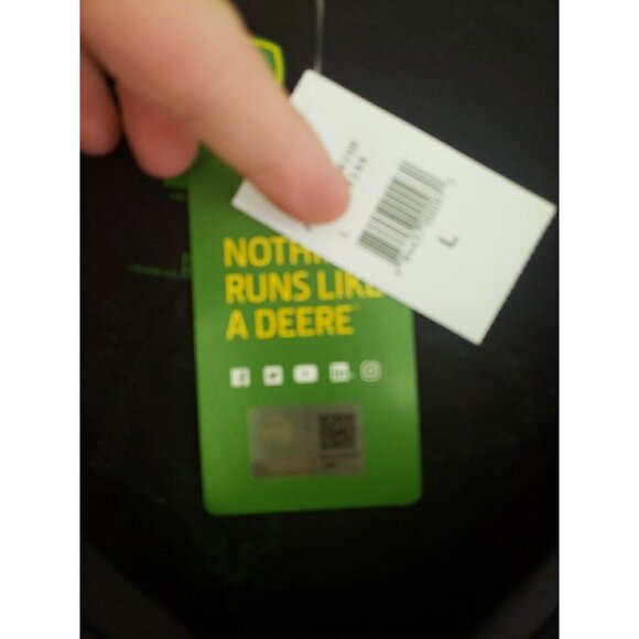 John Deere "Farm Michigan" Ladies Black T-Shirt V-neck Large - Picture 3 of 4